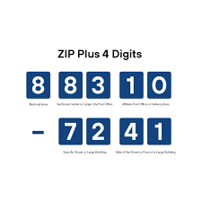 4 digits of 9 digit zip codes