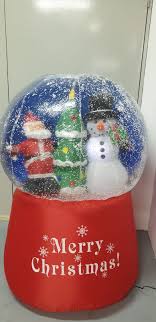 inflatable christmas snow globe aiyo