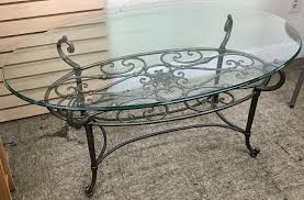 We are the original owners with receipt. Uhuru Furniture Collectibles 468624 Ethan Allen Glass Top Coffee Table 125 Sold