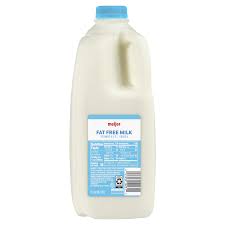 meijer fat free milk 1 2 gallon meijer