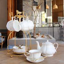 This is one of those crazy ideas that just spontaneously lodge in my brain. Gold Plated Cup Rack Display Stand Service For Tea Cups Tea Cup And Saucer Display Rack Teacup Stand Holder Shopee Malaysia