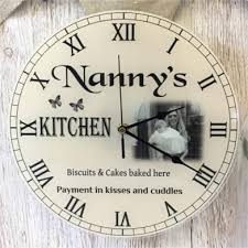 Personalised Clock Nanny S Kitchen