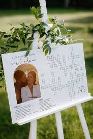 Wedding Crossword Puzzle Game Printable