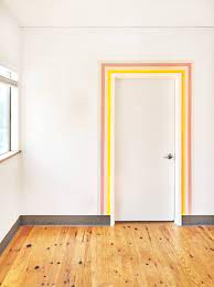 2 easy painted door frame diys to try