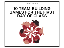 10 team building games for the first