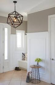 Foyer With Light Taupe Paint Color