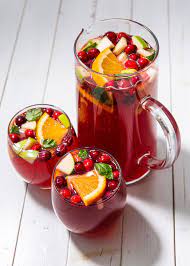 virgin cranberry basil sangria recipe