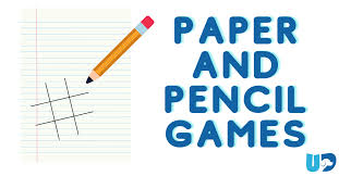 12 pencil and paper games for kids and