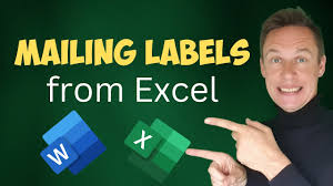 how to create mailing labels in word