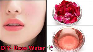 fair glowing skin natural rose water