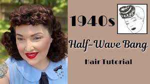 vine 1940s hair tutorial half wave
