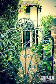 A Beautiful Cast Iron Garden Gate With