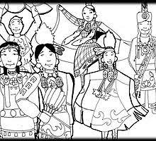 While there is no single definition for indigenous, indigenous people maintain close ties to their ancestral land and traditions. Pow Wow People Coloring Page By Mylittlenative People Coloring Pages Pow Wow Coloring Pages