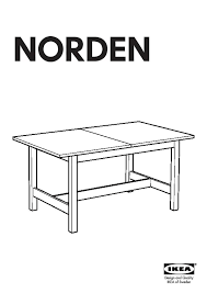 norden ikea ps 2016 table and 4 chairs