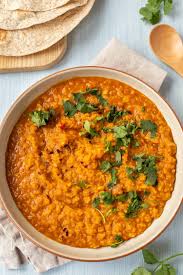 easy tarka dal vegan red lentil curry