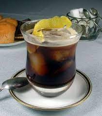 Coffee with lemon is delicious. Iced Black Coffee With Lemon Peel Recipe Lemon Peel Recipes Iced Black Coffee Black Coffee