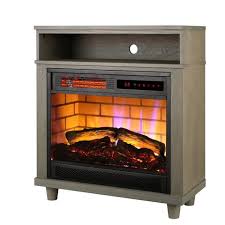 Wood Cabinet Electric Fireplace Heater