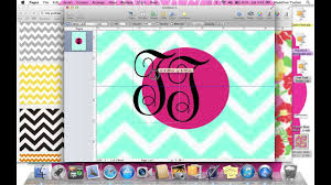How To Make A Monogrammed Binder Cover