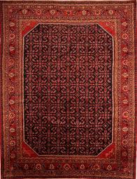 persian armenian red rectangle 10x14 ft wool carpet 23798