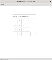 simple calculator program using java