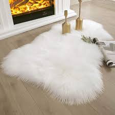 faux sheepskin fur rug