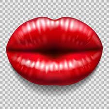 lips transpa background vector