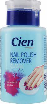 cien nail polish remover acetone free