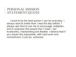 personal mission statement   Quotes   Pinterest