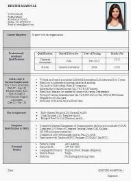 Best Resume Formats For India Download