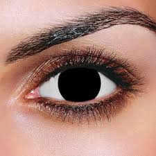 blind black contact lenses blind