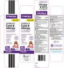 Topcare Childrens Cold And Allergy Solution Topco