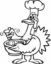 I have modeled the character (chef), and my friend lopo (blender lover) has rendered it to save my time, inspired by the overcoocked game. Turkey Chef Outline Stock Vector Freeimages Com