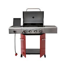 outback apollo 4 burner gas bbq red