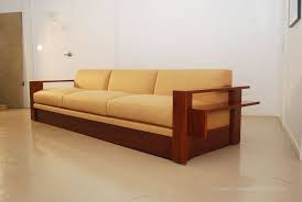 Wood Frame Couch Front Sofa Wood