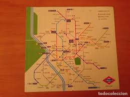 Plano De Metro Madrid 1994 Y 1996
