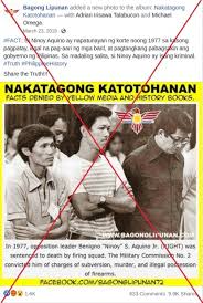 Benigno aquino — may refer to: The 1977 Death Sentence Against Philippine Opposition Figure Ninoy Aquino Was Widely Covered By The Press And Remains A Documented Historical Event Fact Check