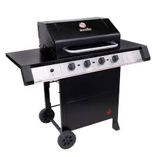 4 burner gas grill stainless steel