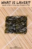 Is dried laver the same as seaweed?