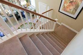 how to install carpet on stairs without