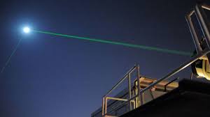 the reason we re shooting laser beams