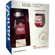 1800 reposado tequila gift set with