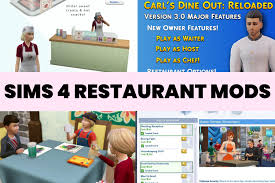 20 must have sims 4 restaurant mods