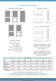 interior door dimensions for many