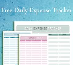Free Daily Expense Tracker Excel Spreadsheet And Printable