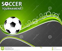 Template For The Invitation Soccer Tournament Stock Vector