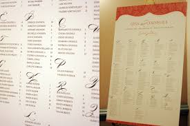 Wedding Day Seating Chart Sublimedesign A Design Blog