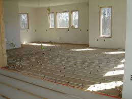 install in floor heating in concrete