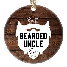 bearded uncle ornament 2020 tree best