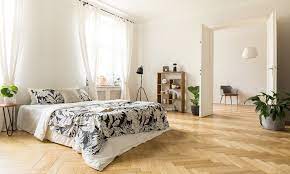 bedroom wooden flooring designs for