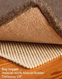 earth weave natural rubber rug grippers